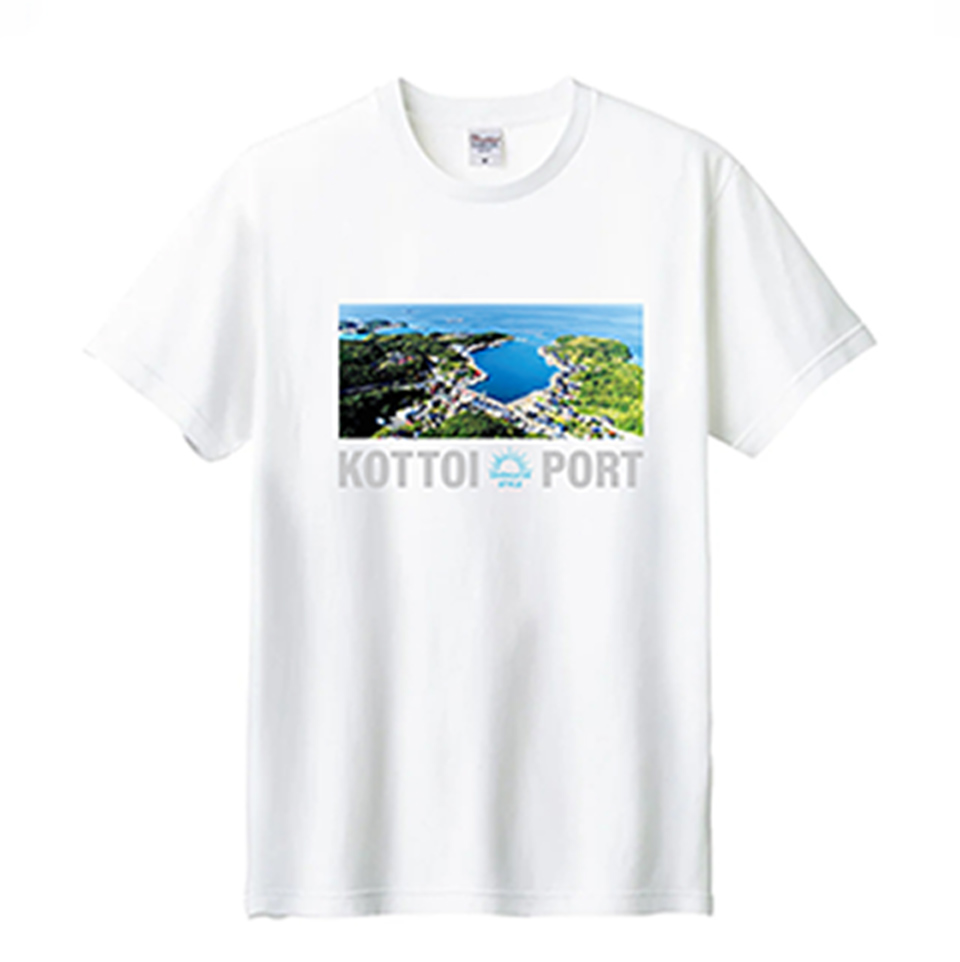 ❺【Tシャツ】特牛港の全景